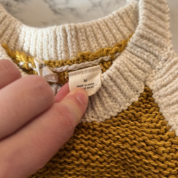 Moth Anthropologie Colorblock Halter Sweater Tank- Women’s Size Medium - Picture 10 of 10